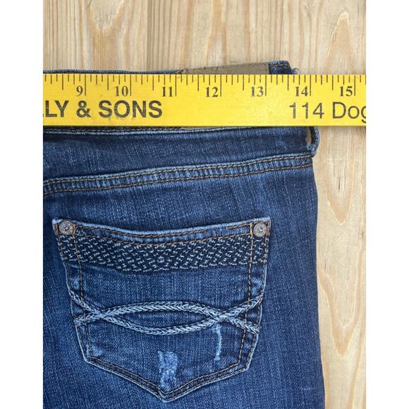 Abercrombie & Fitch Blue Distressed Perfect Stretch Jeans Women's 4 27/30 - Picture 5 of 6